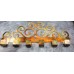 Coat Rack Metal Wall Art Ornamental Scroll by HGMW   163196742979